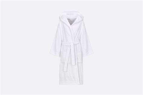 peignoir homme dior|Peignoir Cannage 30 Montaigne, blanc .